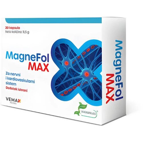 Vemax Pharma MagneFol Max Kapsule, 20 kapsula Slike