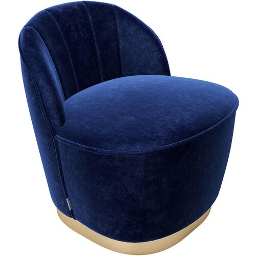 Playboy FOTELJ, modra tekstil Cene