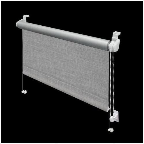 Gardinia siv rolo 68x150 cm mini termo Slike