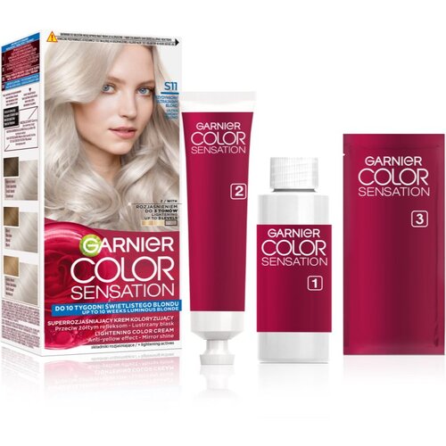 Garnier Color Sensation barva za lase odtenek S11 Przydymiony Ultrajasny Blond 1 kos Cene