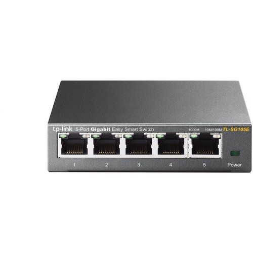 Switch TP-LINK TL-SG105E Gigabit/5x RJ45/10/100/1000Mbps/eSmart/Desktop metalno kuciste Cene
