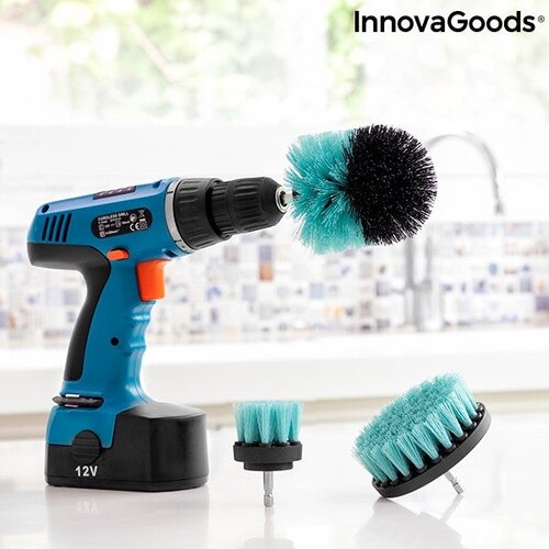 InnovaGoods Komplet čistilnih ščetk za sveder cyclean 3 kosi, (20472879) Cene