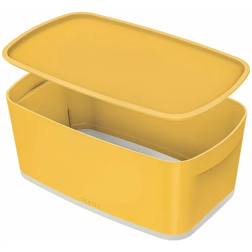 Leitz Škatla za shranjevanje Cosy s pokrovom, rumena