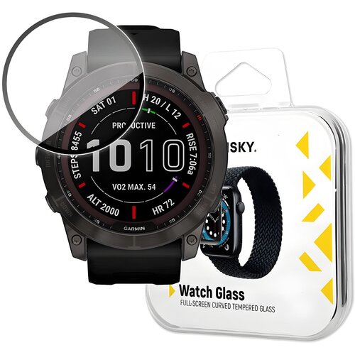 Wozinsky za&scaron;titno staklo za satove za Garmin Fenix 7 - Crna KP24717 Cene