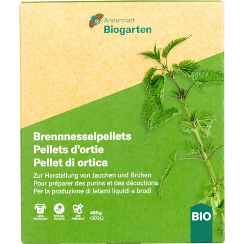 Andermatt Biogarten Peleti iz koprive - 450 g Slike