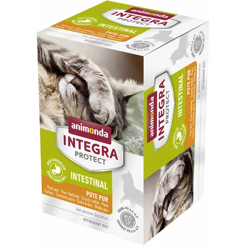 Animonda Varčno pakiranje Integra Protect Adult Intestinal pladnji 24 x 100 g - Čisti puran