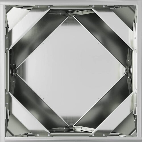 Sadilica 2 pcs Srebrno 50 x 50 x 50 cm Cinkani čelik Slike