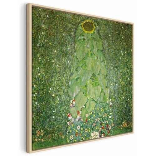  Slika - Gustav Klimt – The Sunflower 40x40 U prirodnom drvenom okviru Cene