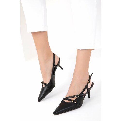 Soho Women's Black Classic Heeled Shoes 18804 Slike