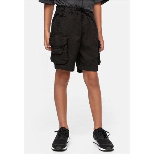 Urban Classics Boys&amp;#039; Double Pocket Cargo Shorts Black Slike