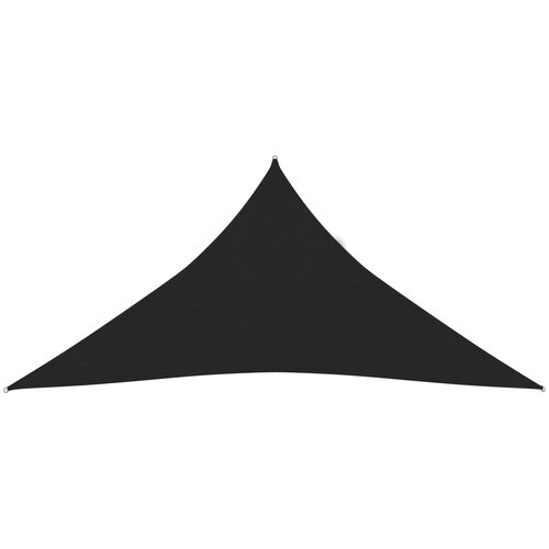 vidaXL Senčno jadro 160 g/m² črno 4x4x4 m HDPE, (20729187) Cene
