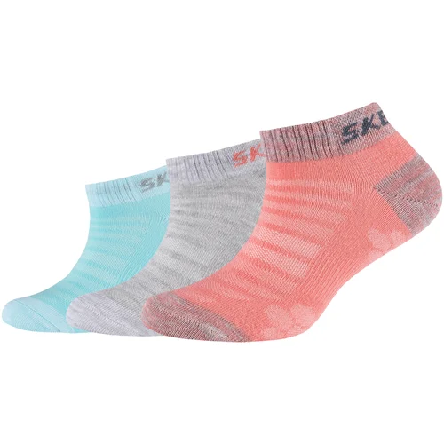 Skechers 3PPK Girls Mesh Ventilation Socks Višebojna