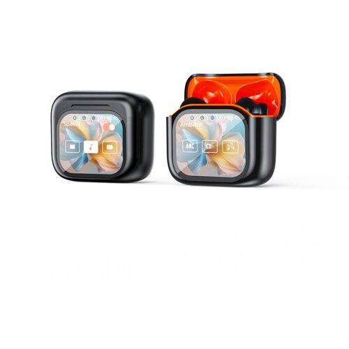 INF Združljive slušalke z barvnim zaslonom in ANC za Huawei, Samsung, APPLE, Garmin Black+Orange, (5000116598) Cene