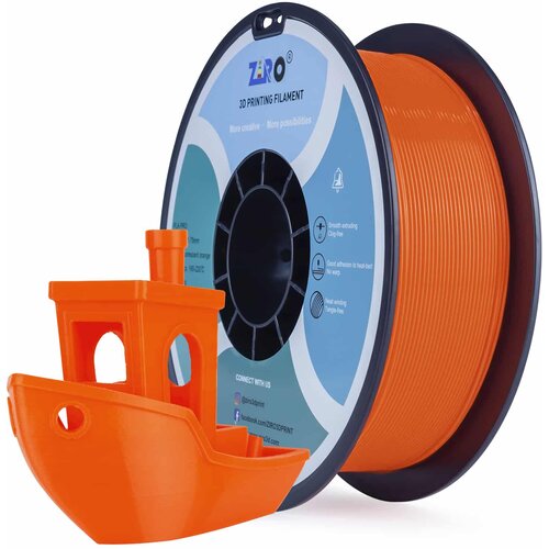Ziro fluorescence pla filament 1.75 mm - fluo orange Cene