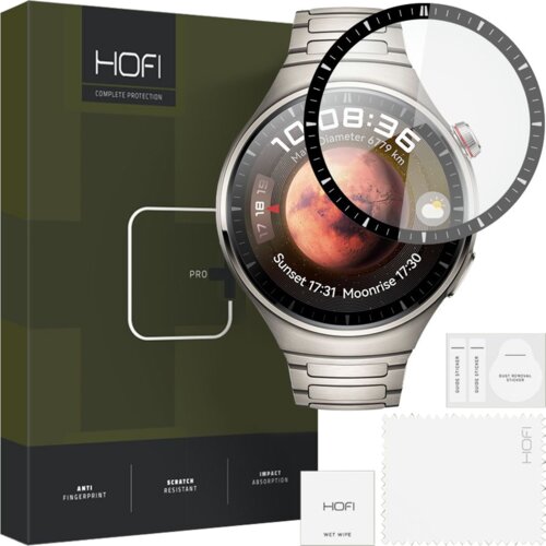 HOFI HYBRID PRO+ HYBRID STEKLO ZA HUAWEI WATCH 4 PRO 48MM ČRNO, (22069395) Cene