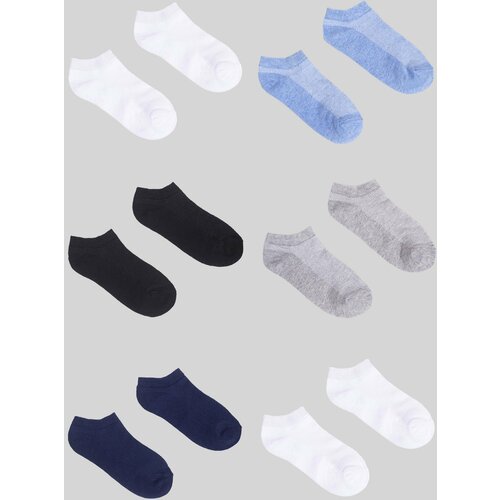 Yoclub Kids's Ankle Thin Socks Basic Colours 6-Pack Slike