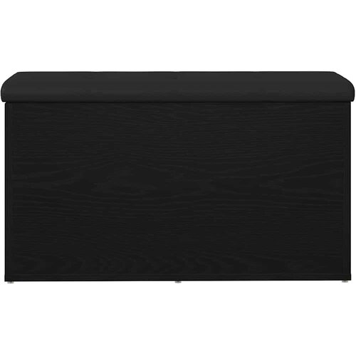  Klupa za pohranu Crni hrast 82 x 42 x 45 cm Konstruirano drvo Slike