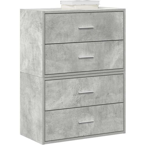 VidaXL Ormari s 2 ladice 2 kom boja hrast 60x31x40cm konstruirano drvo Slike