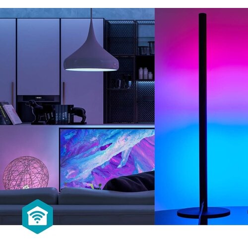 Nedis WIFILD10RGBW-SADA 2xLED RGBIC Stm. prigu&amp;scaron;iva stona lampa LED/36W/230V 2700-6500K+daljinski upravljač Slike