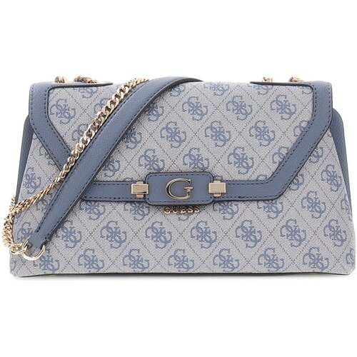 Guess Ročne torbice Lindsey Convertible Xbody Flap Modra Slike