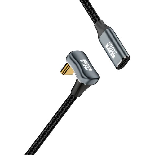 INF U-oblika USB-C kabel (ženski&ndash;mo&scaron;ki), 10Gbps, PD 100W, 4K@60Hz, siva 1 m, (5000276773) Cene