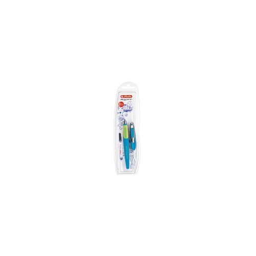 Herlitz Nalivpero My pen + patrona tinte, Blue-Neon Slike