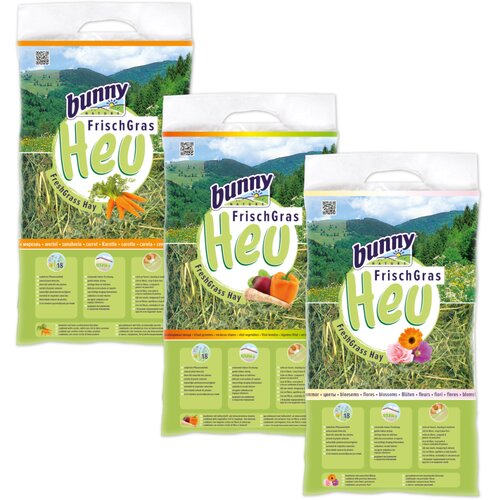 Bunny FrischGras sijeno, set: mrkva, Vital, cvijeće - 3 x 500 g Cijene