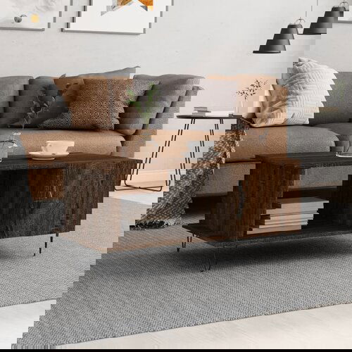 VidaXL Stolić za kavu Smeđa hrasta 90x50x40 cm konstruirano drvo Slike