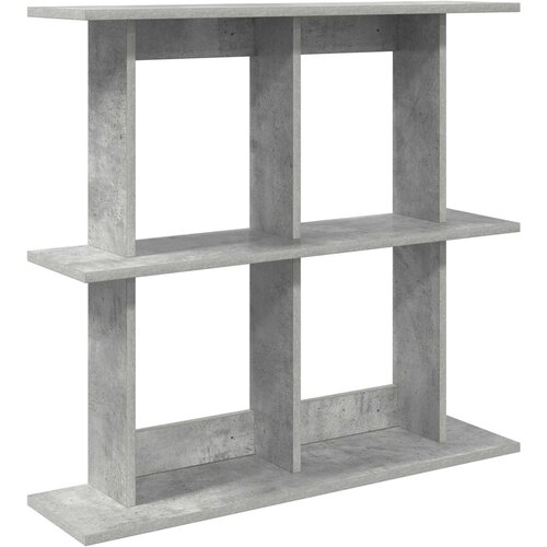 vidaXL Zidna polica Zidna montaža Betonska siva 100 x 20 x 75 cm - Betonska siva 100 x 20 x 75 cm Cene
