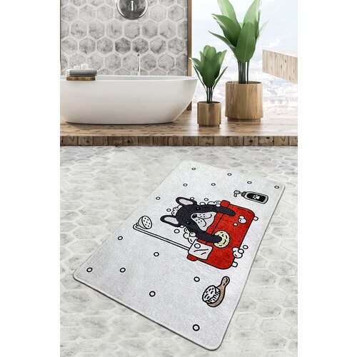  Dogs Shower Djt (80 x 100) Multicolor Bathmat Cene