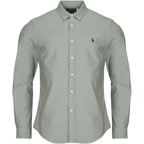 Polo Ralph Lauren CHEMISE AJUSTEE SLIM FIT EN OXFORD LEGER Siva