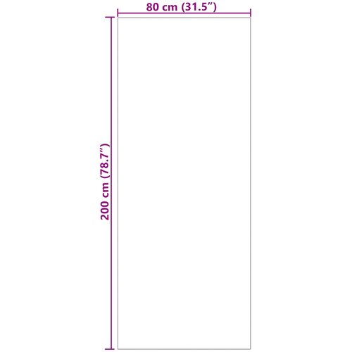  Tepisi za područja PALMERAS Antracit 200 x 80 cm Poliester Slike
