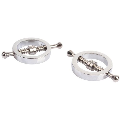 CHISA NOVELTIES Chisa Sins Inquisition Spring Metal Nipple Clamps Cene