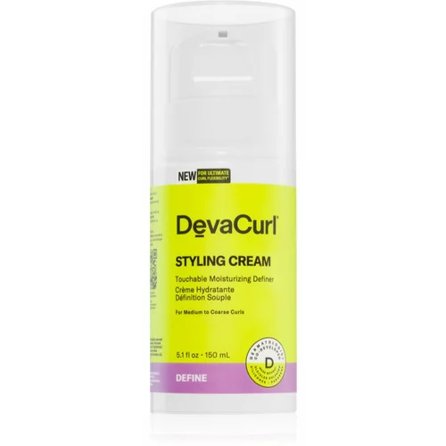 DevaCurl Styling Cream hidratantna krema za styling za valovitu i kovrčavu kosu 150 ml