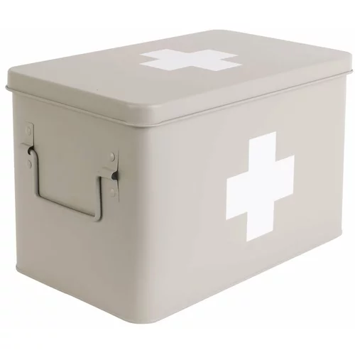 PT LIVING bež metalna kutija prve pomoći Medicine, širina 31,5 cm