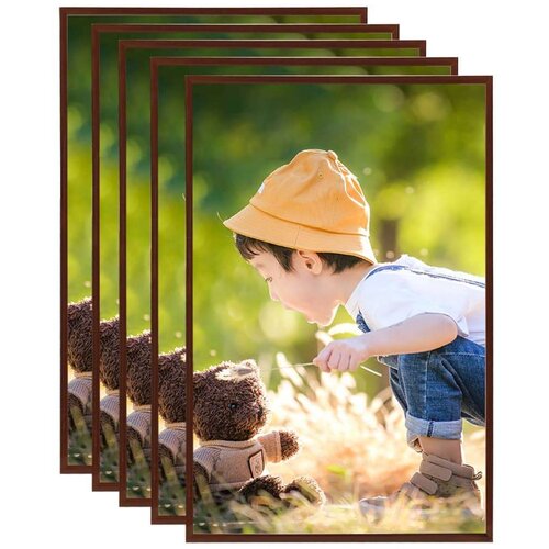  Okviri za fotografije 5 kom za zid i stol brončani 70x90 cm MDF Cijene