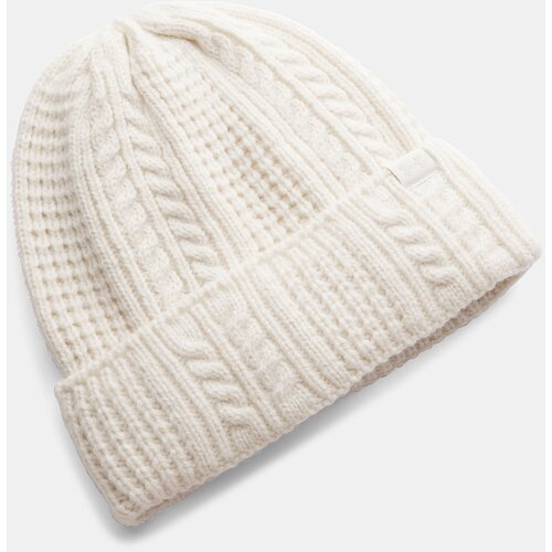 Under Armour Women's W Halftime Cable Knit Beanie-BRN - Women's Cene