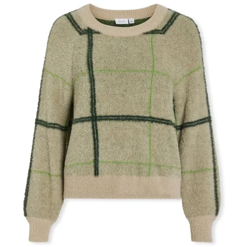 Vila Hallo New Knit - Doeskin/Scarab Zelena