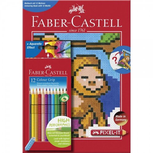 Faber-Castell Barvice Faber-Castell Grip 12/1+Pixel Cene