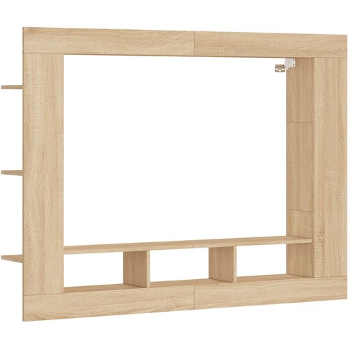 Maison Chic TV omarica - TV stojalo - Televizijska omarica sonoma hrast 152x22x113 cm inženirski les, (21702289) Cene