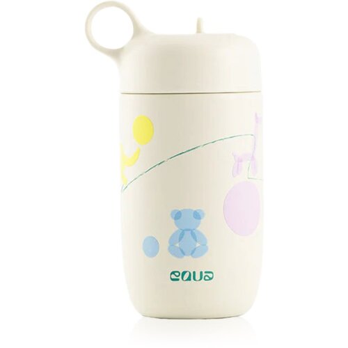 Equa Kids steklenica za vodo iz nerjavnega jekla za otroke Bounce Yard 400 ml Slike