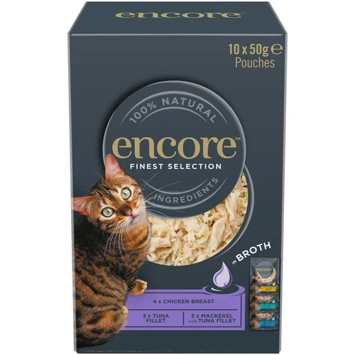 Encore Ekonomično pakiranje Cat Pouch u temeljcu 20 x 50 g - Najbolji izbor u multi pakiranju