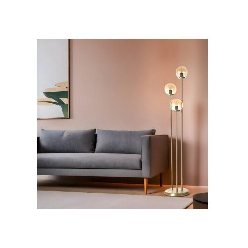 Opviq podna lampa Judy, 150 cm, 30 cm, E27, zlatna boja Cene