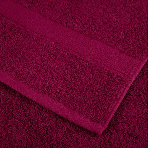  6-dijelni vrhunski set ručnika SOLUND bordo 600 gsm Slike