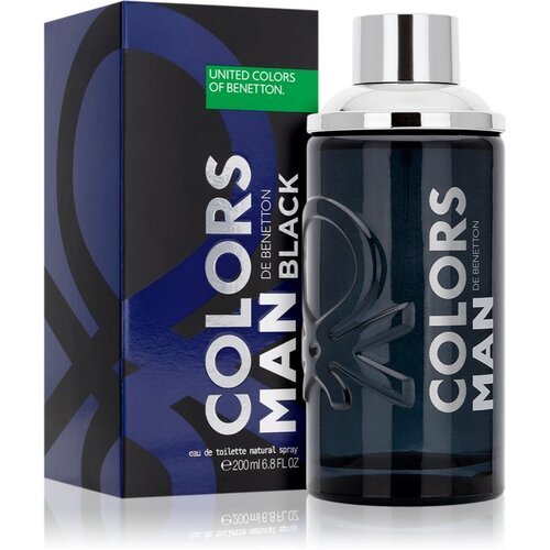 Benetton Colors de Man Black toaletna voda za mo&amp;scaron;ke 200 ml Slike