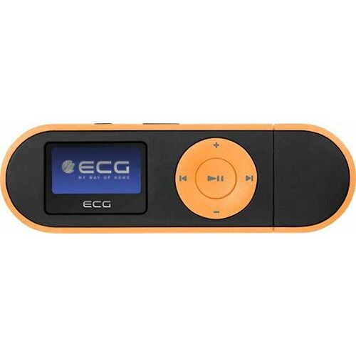 Ecg MP3 Player 4GB PMP 20, Black/narandžasta mp3 plejer Slike