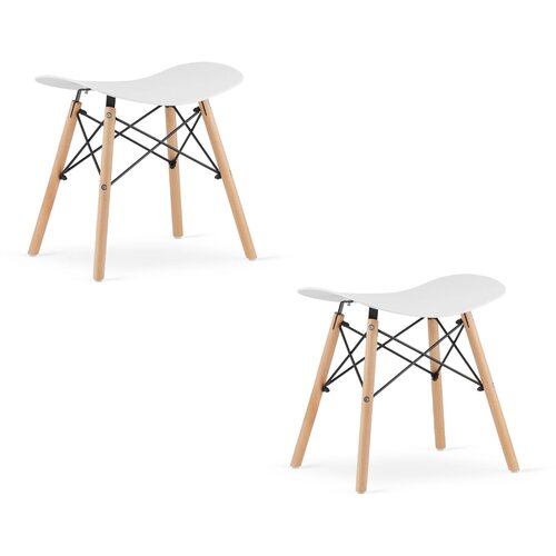 Brandless Tabure CORFU - bel x 2, (22044611) Cene