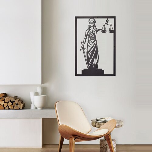 Wallity zidna dekoracija themis, 40 x 60 cm, crna Cene