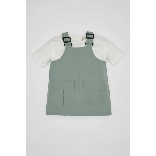 Defacto Baby Girl Parachute Dress Short Sleeve T-Shirt 2 Set