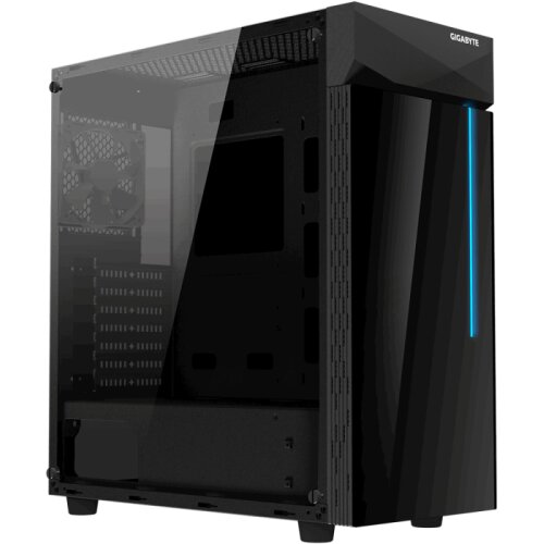 Gigabyte C200 GLASS ATX RGB osvetljeno ohi&scaron;je, črno Cene